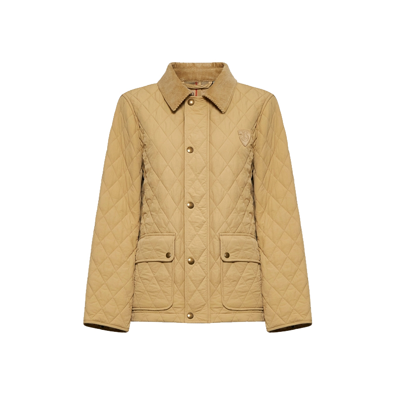 BURBERRY博柏利气质纯色秋冬单排扣翻领长袖夹克外套女款8097996