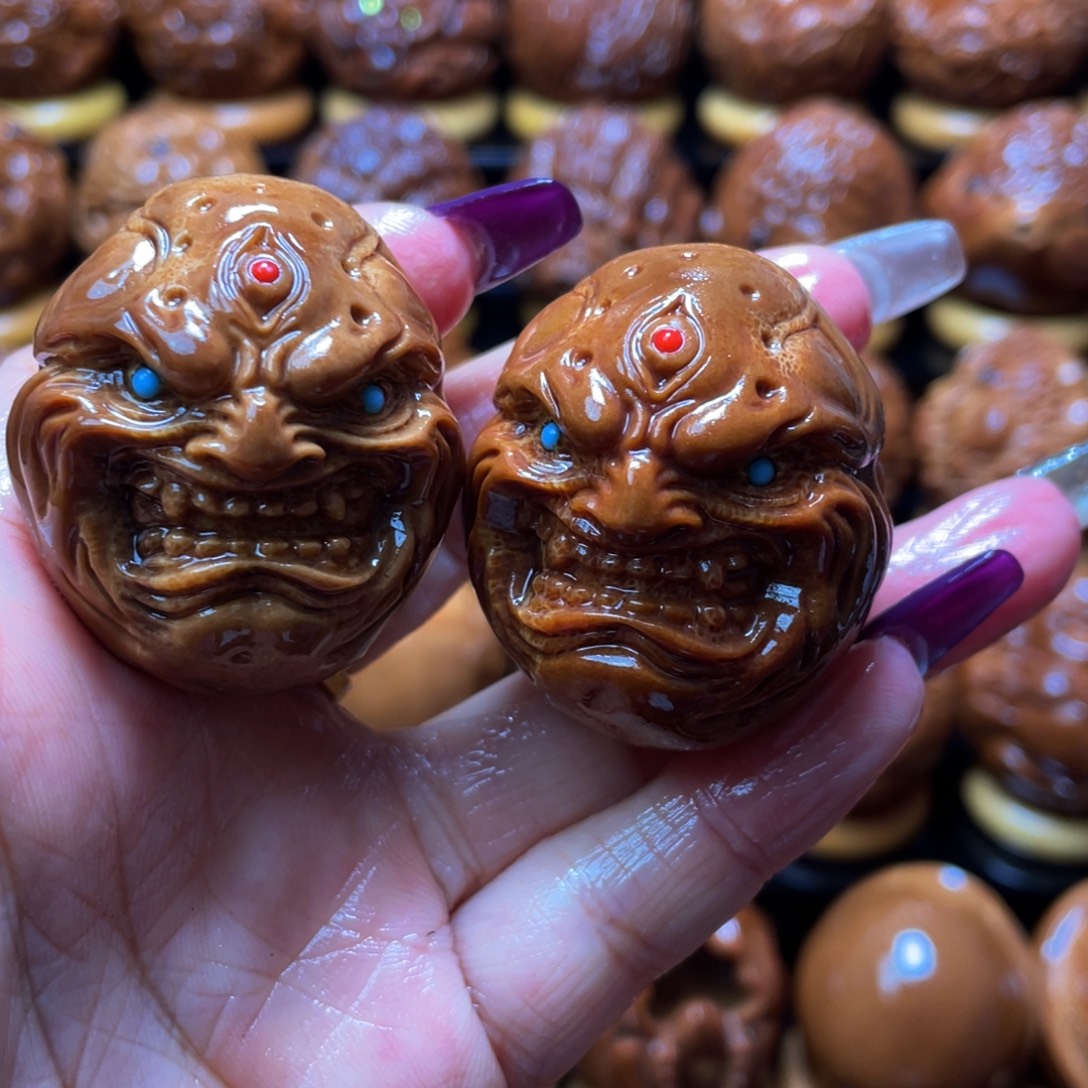 把件橄榄核橄榄球