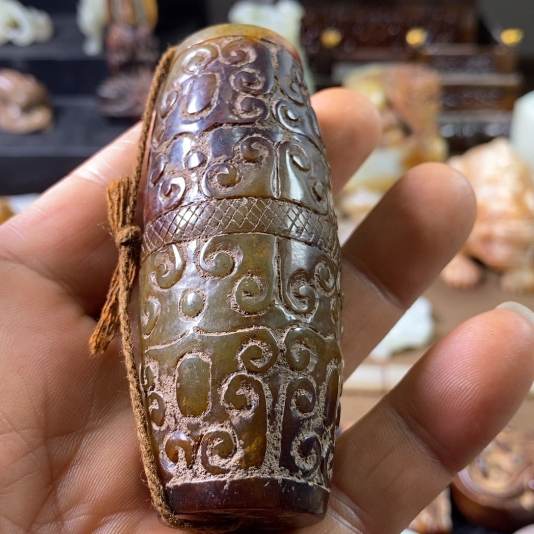 和田玉（糖玉）颈饰未镶嵌