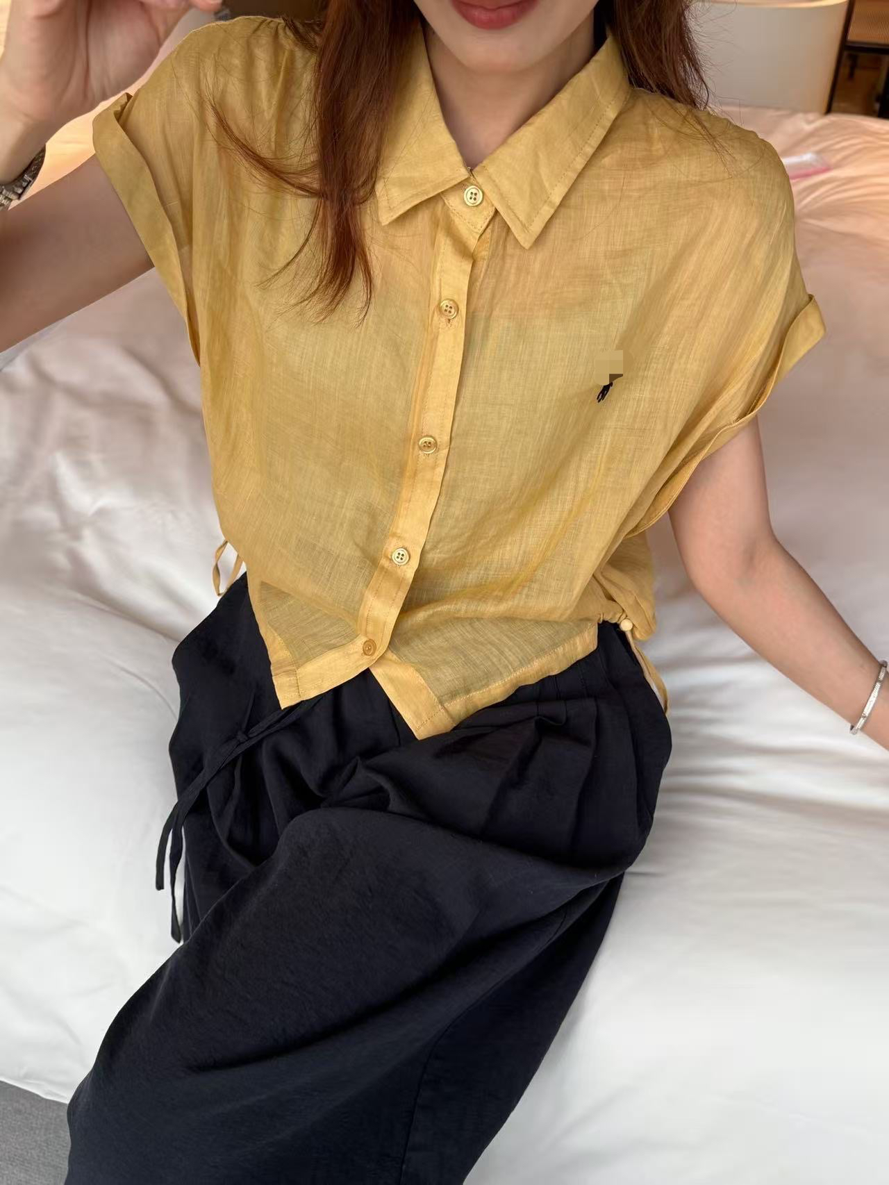 婷～李允珍棉衬衫