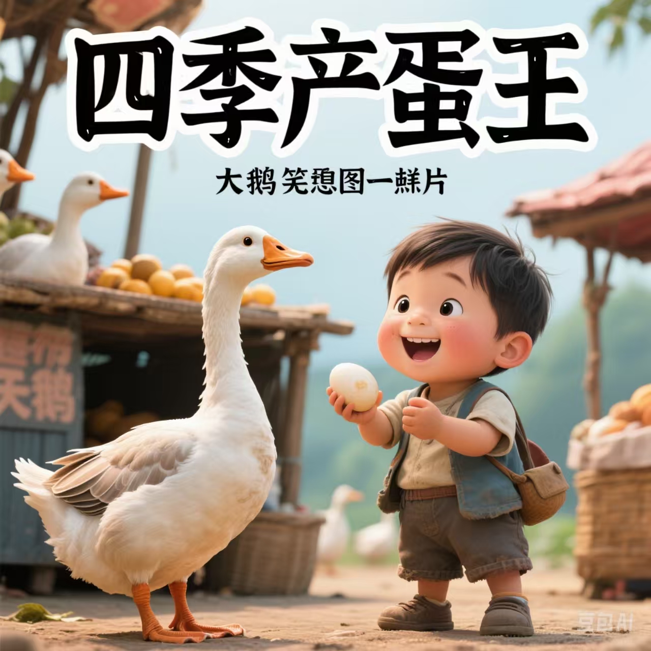 活体宠物鸭风头鸭四季鹅三花鹅大白鹅大鹅苗小鹅苗包活到家