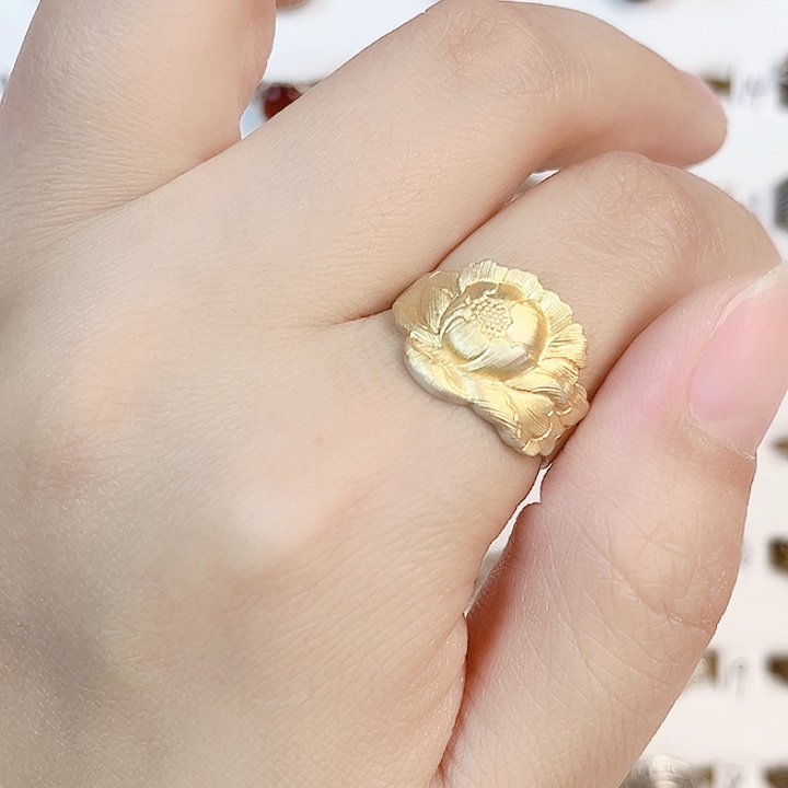 血珀银S925镶嵌戒指天然