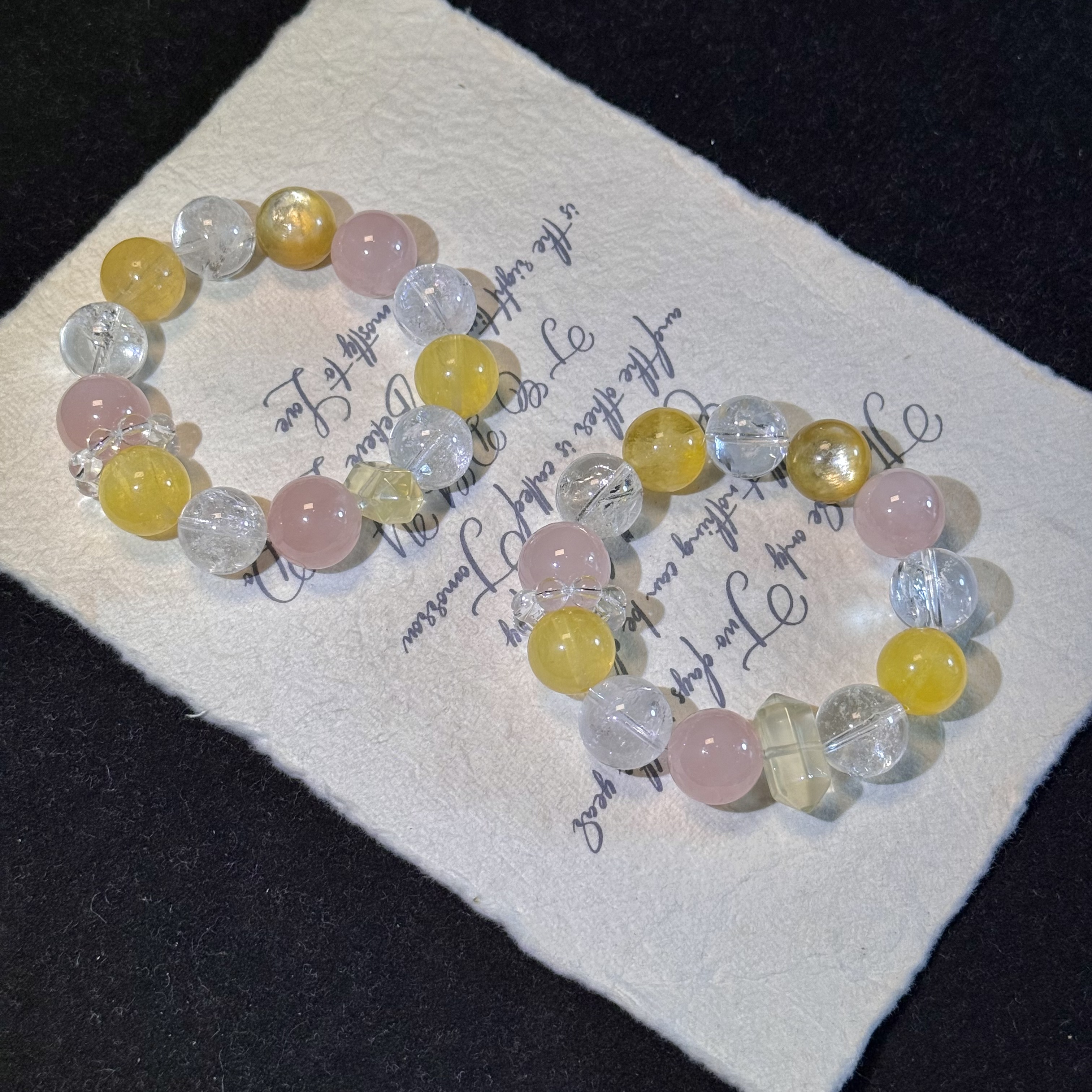 Y695（金桃2.0）金锂粉水白阿塞设计款手串15mm多样性发其一