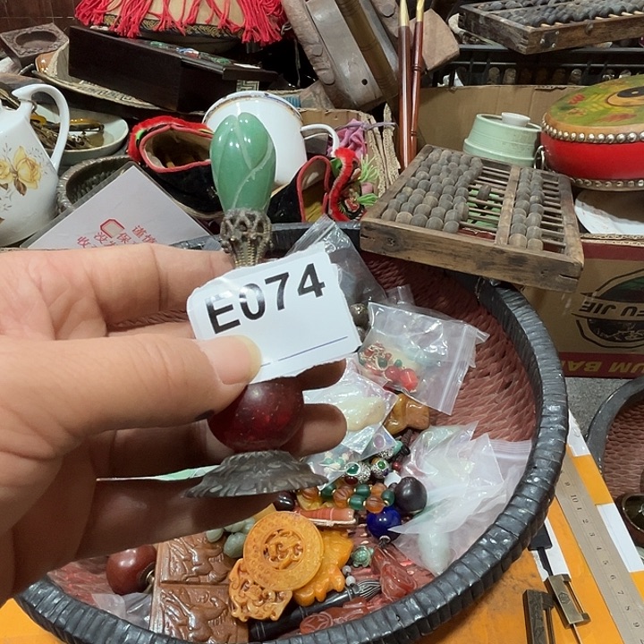 梦***回瓷片摆件一物一拍