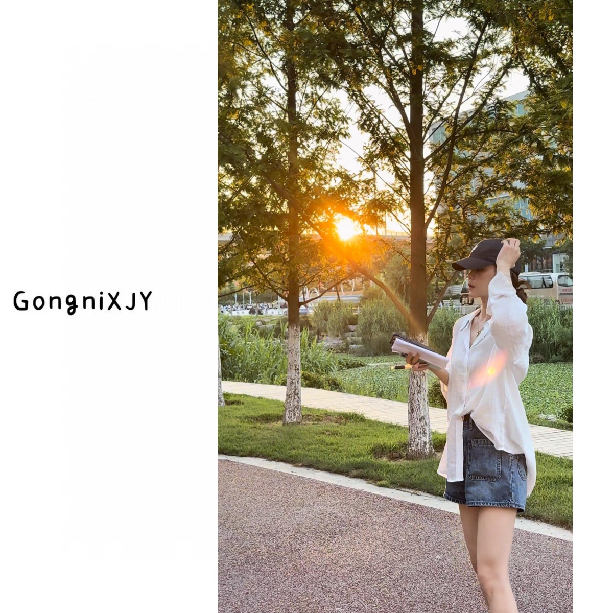【LINA·GXY】秋季新款白开水翻领设计感长袖衬衫