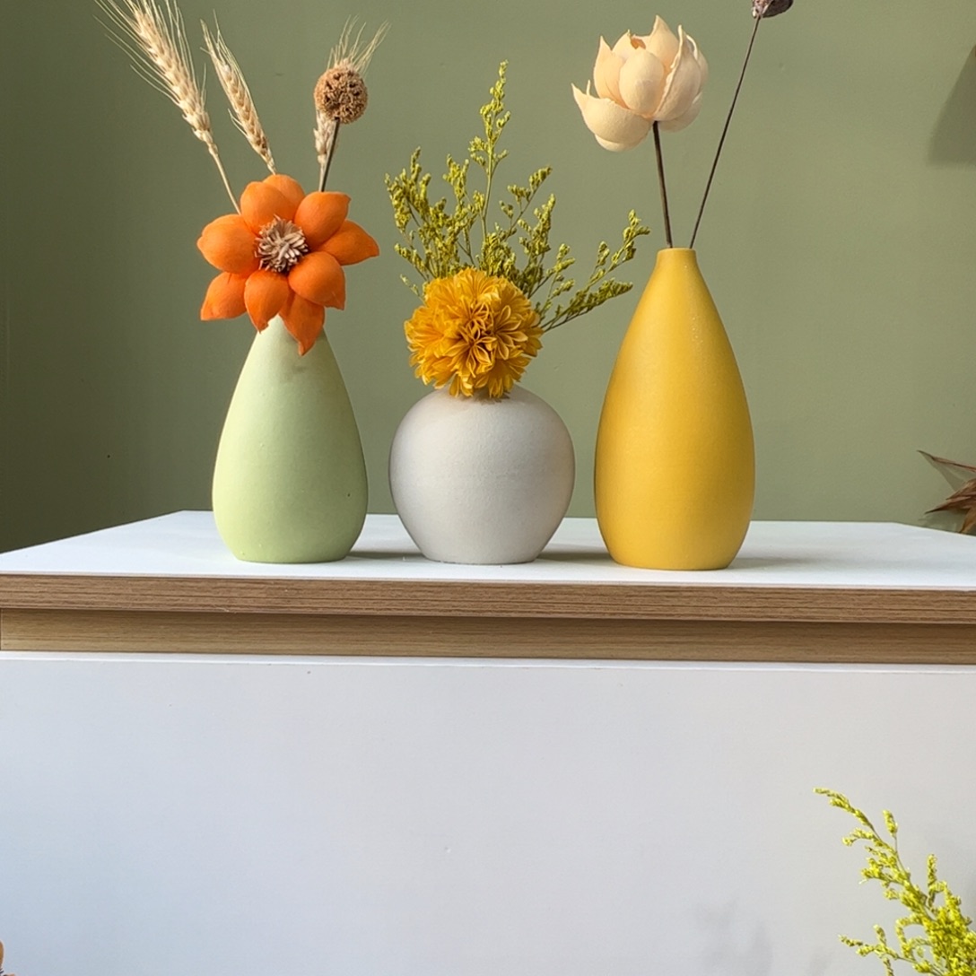 陶瓷花瓶陶瓷花瓶带花高度20-30厘米左右