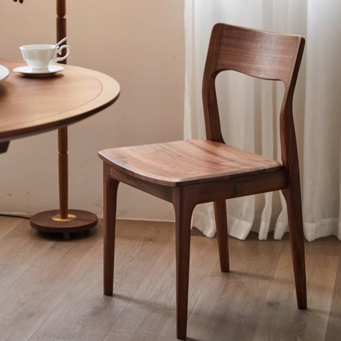 北美黑胡桃餐桌餐椅定制链接