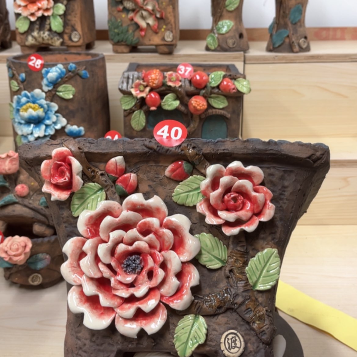 【闪购商品】紫砂花盆40号口径24×22.5外高18.5