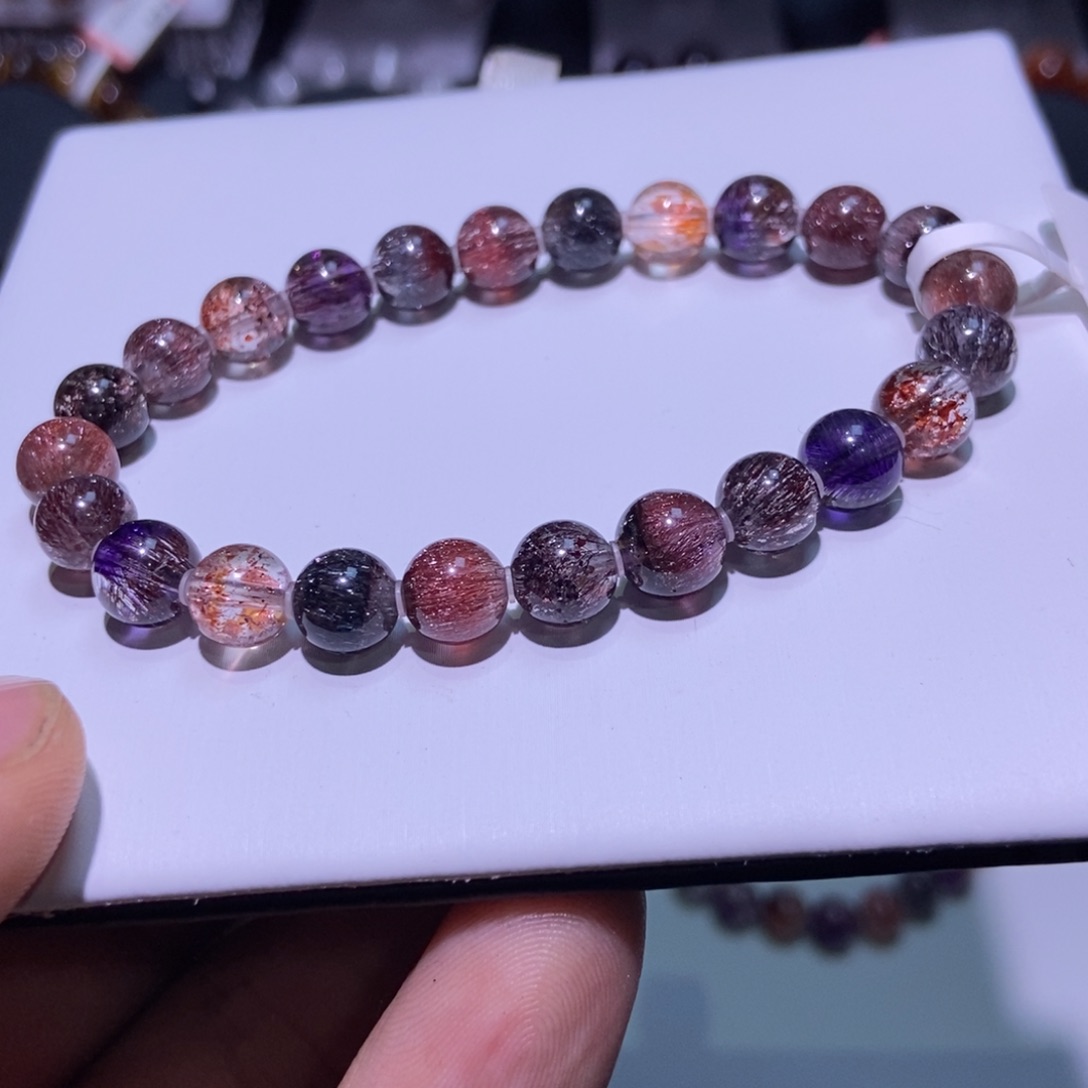 水晶手串未镶嵌超七