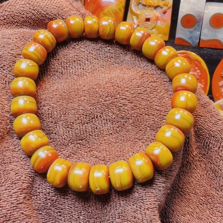 玛瑙/玉髓未镶嵌手链