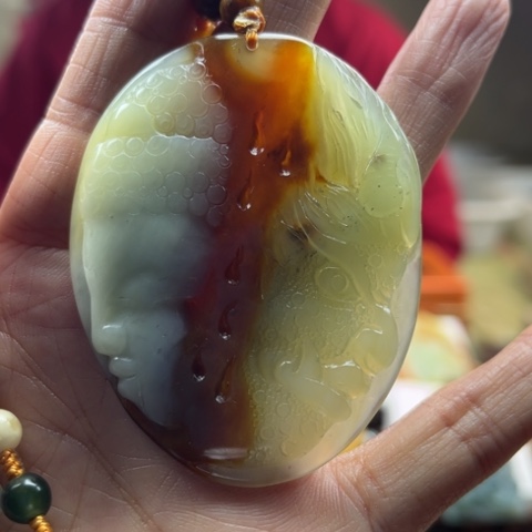 岫玉挂件未镶嵌挂件