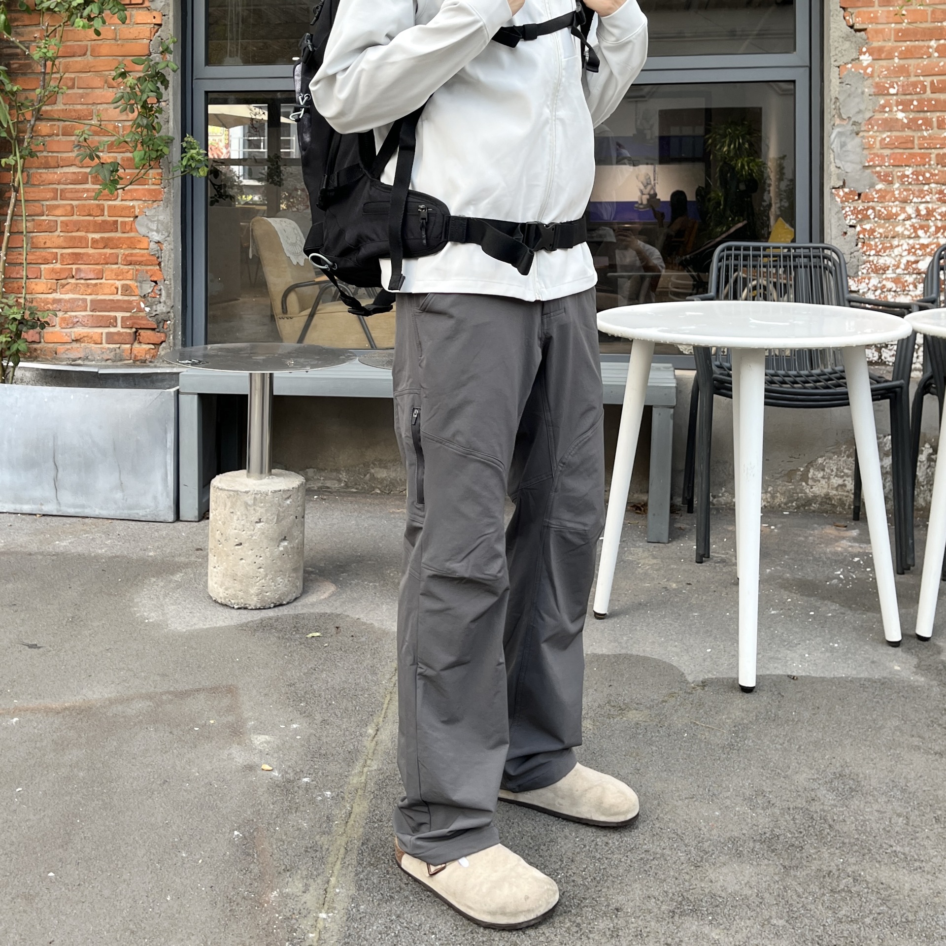 AUTICUP秋冬新款 Cronin pants户外软壳加绒加厚3D立体裁剪弯刀裤