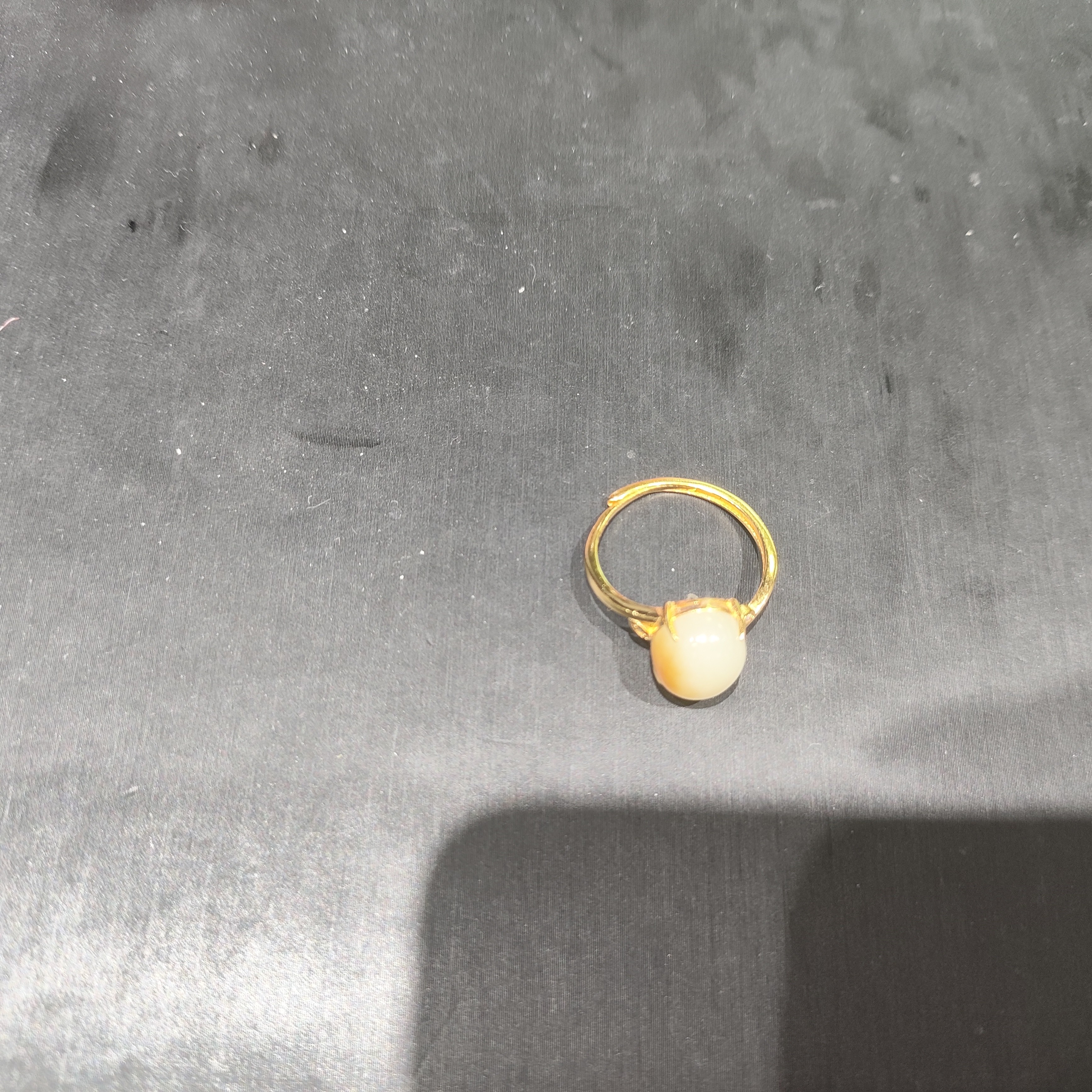 糖色和田玉蛋面银镶嵌简约气质百搭女款时尚玉