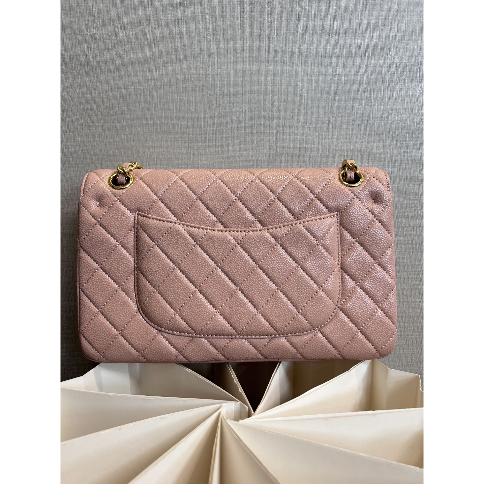 TOLEX2025新款女包横a菱格时尚复古粉色