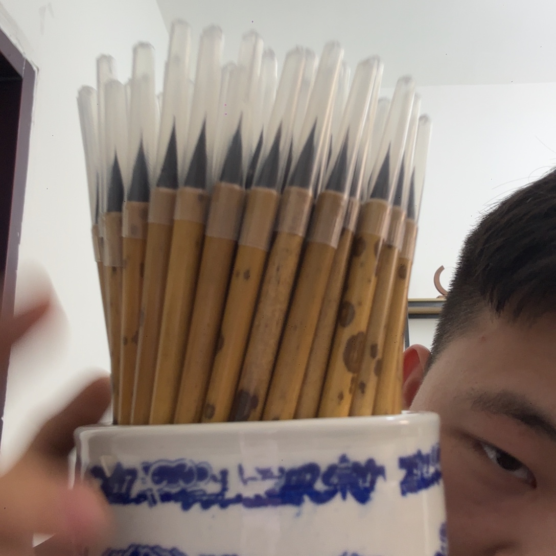 （三無）黑尖小楷五只