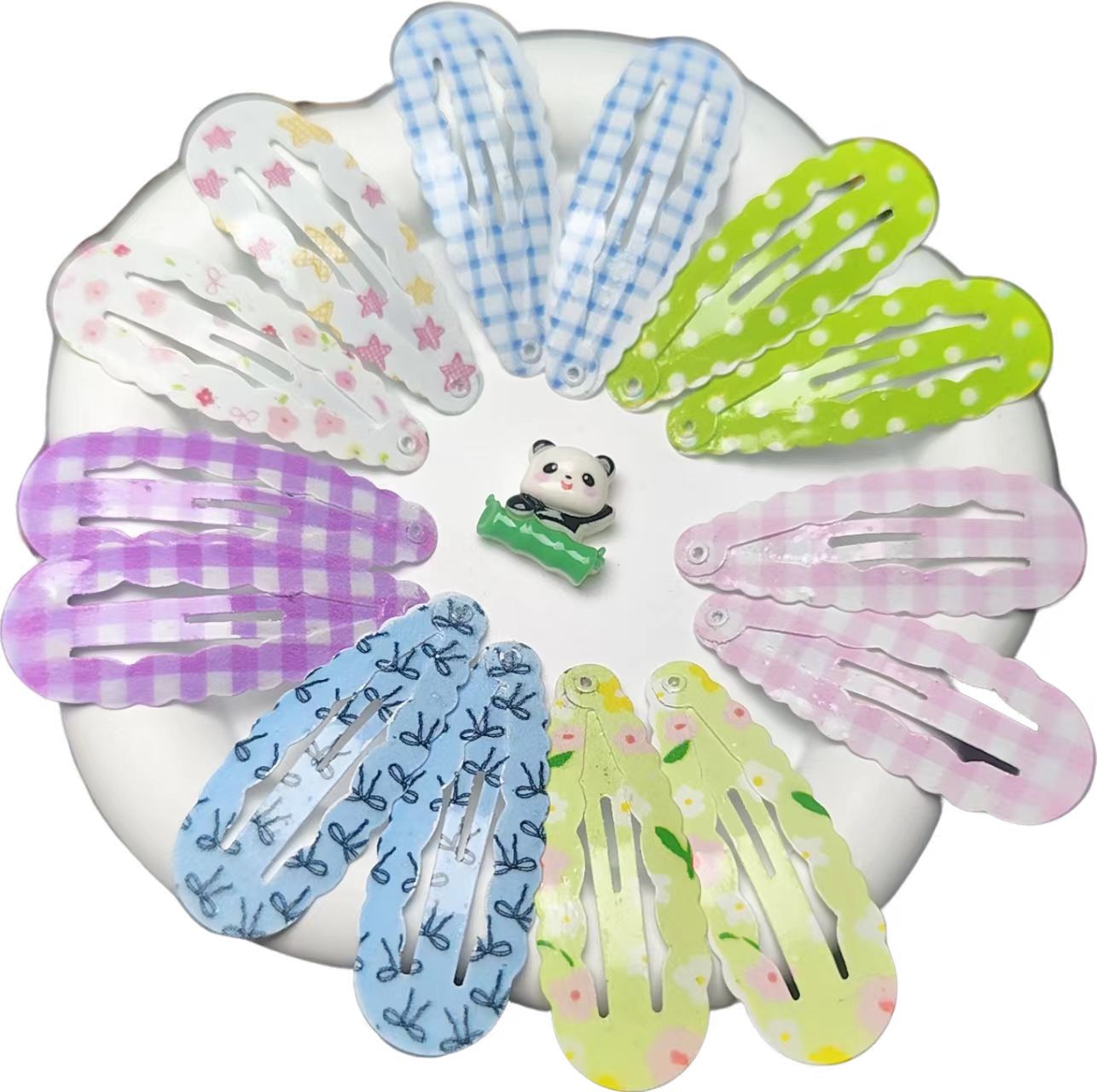 糖果色儿童BB夹不伤发侧边小夹子头饰发卡