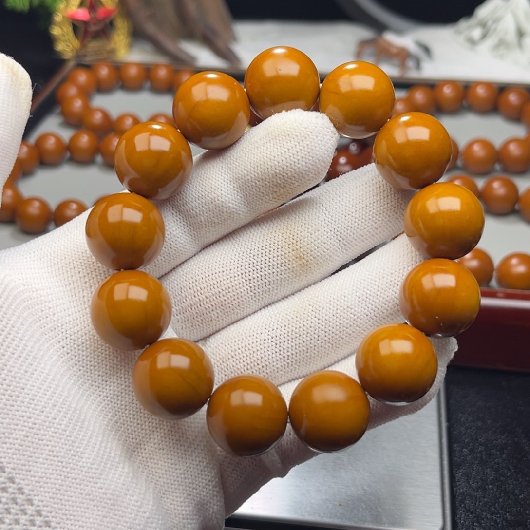 橄榄核手串墨**华1.76+树王全品铁核 小孔