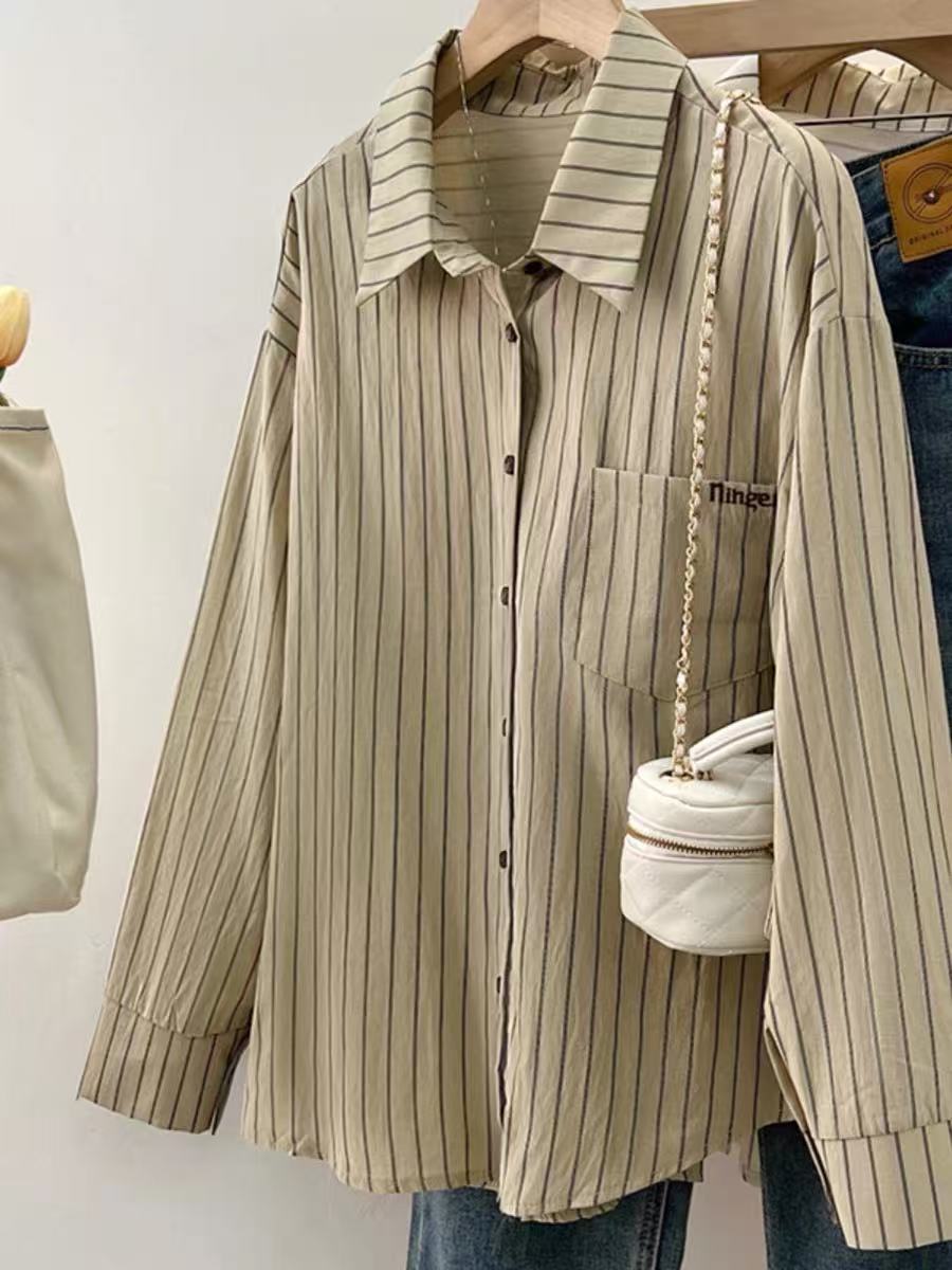 【YZ•衣系列】NN396-时尚女装设计感衬衣小众气质显瘦法式百搭