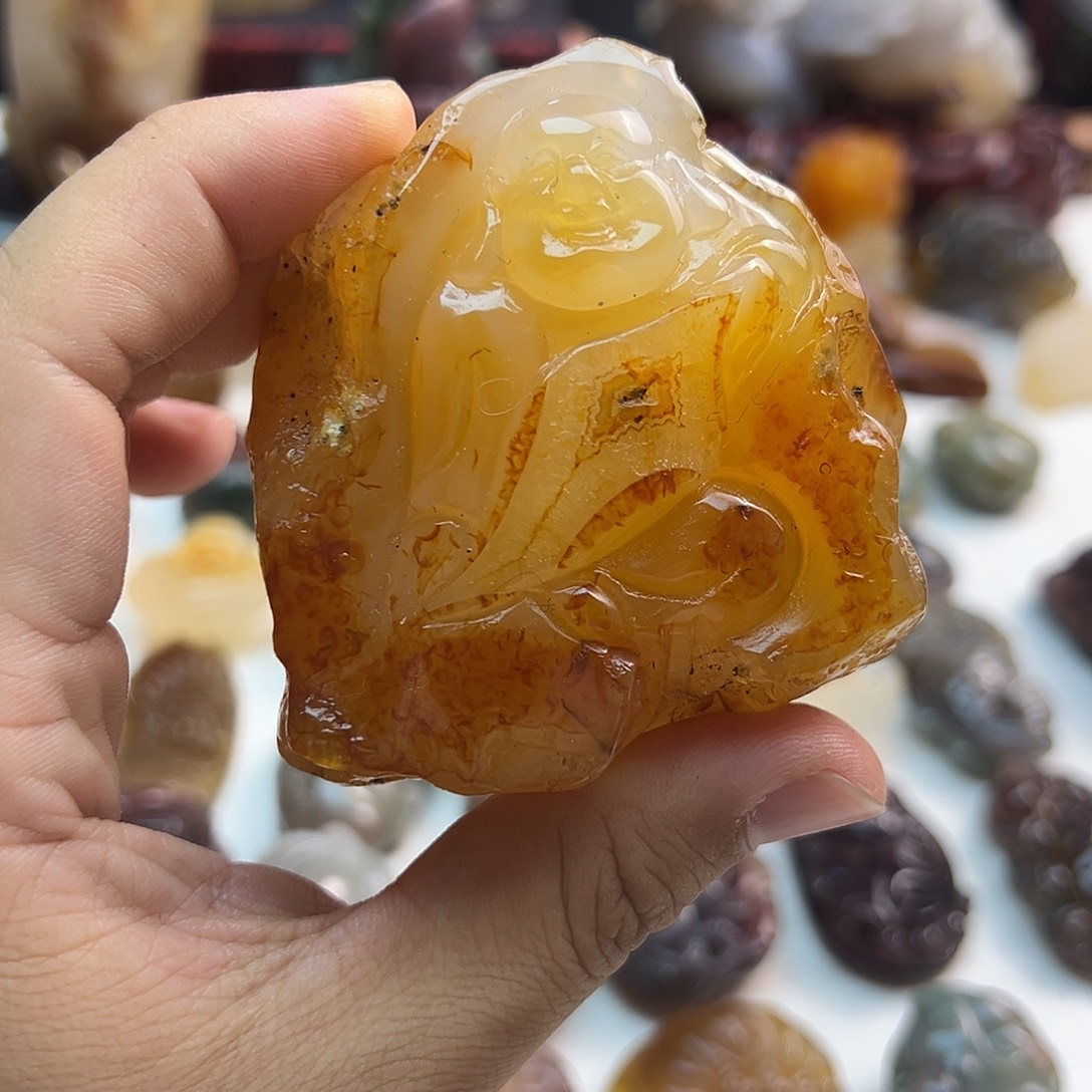 玛瑙/玉髓未镶嵌颈饰