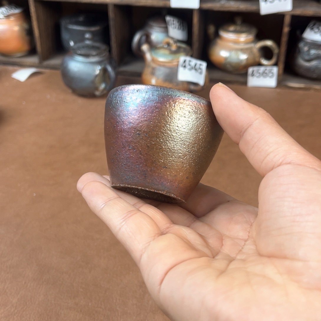 杯柴烧茶器主人杯