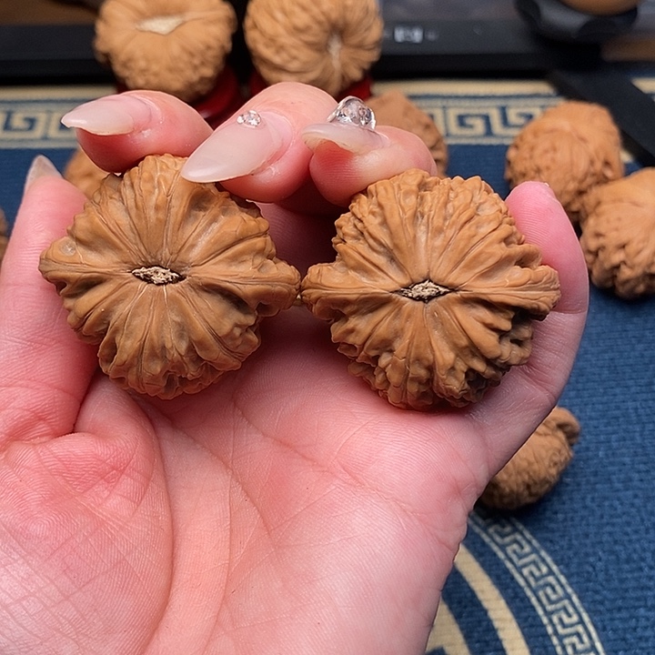 文玩核桃吊坠不*睡磨盘全41