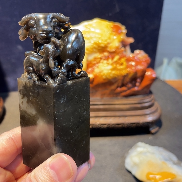 沐***行寿山石寿山石艺术品