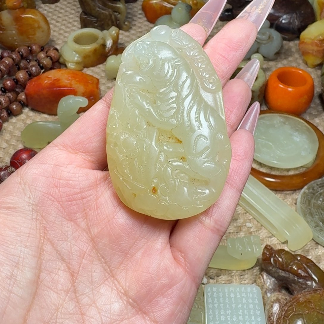 吊坠白玉菩提挂件