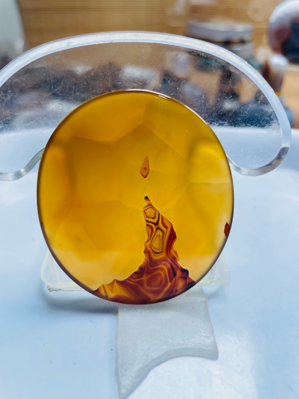 巴西玛瑙意境吊坠