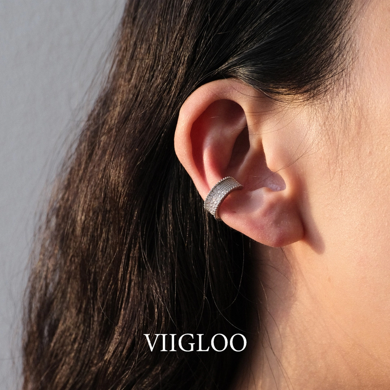 ⅦGLOO柒光｜月牙弯弯耳骨夹-轻奢气质单边耳饰简约百搭个性饰品