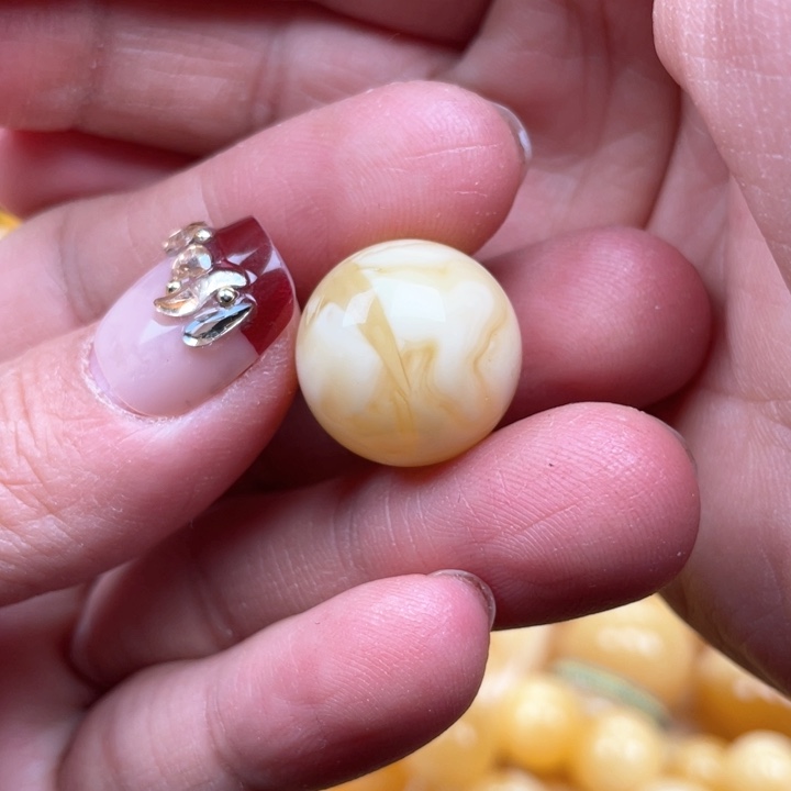 蜜蜡裸石未镶嵌蜜蜡珠子18➕