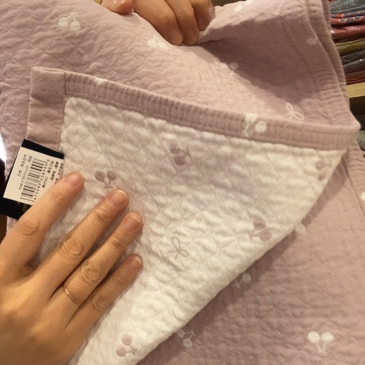 棉枕巾加厚水洗纱全棉