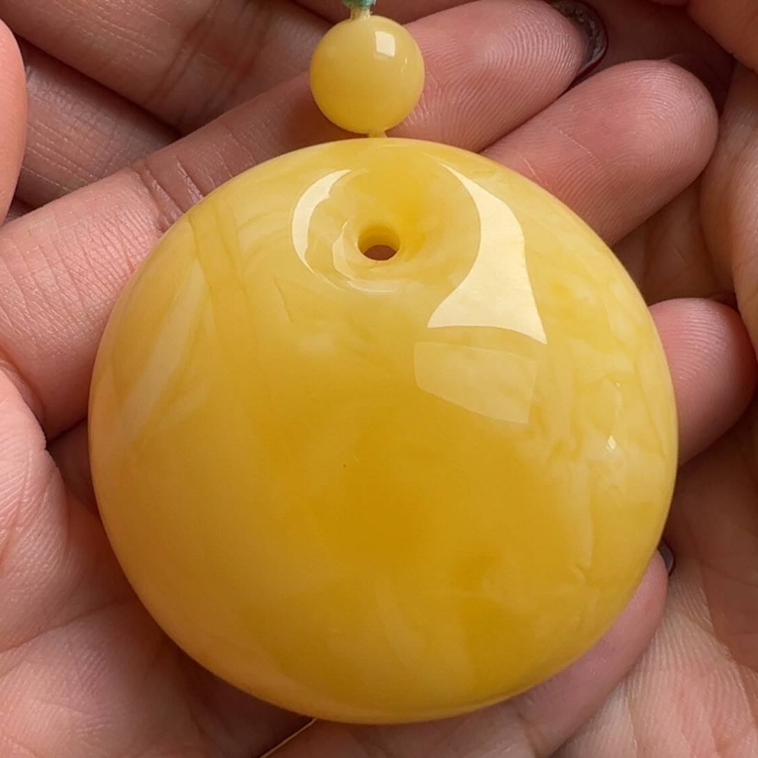 蜜蜡毛衣链未镶嵌无优化