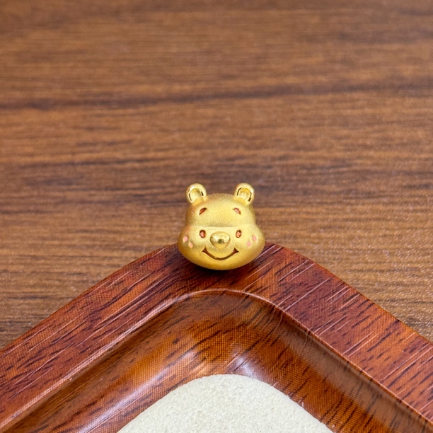 黄金足金999加厚维尼熊DP1721-0910