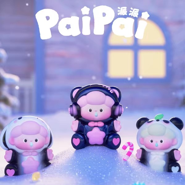 【直播拆盒】paipai派派今天也要抱抱系列萌粒潮玩盲盒摆件