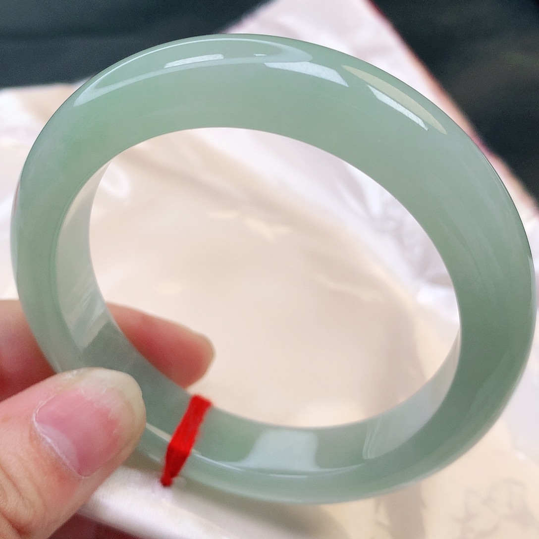 未镶嵌手镯翡翠缅甸纯天然A货翡翠果绿起胶感水头十足