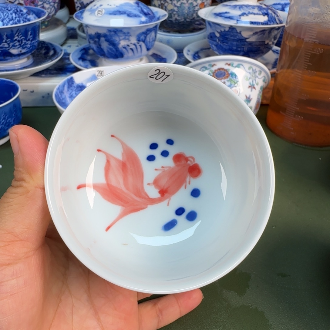 景德镇纯手绘茶具圆圆201