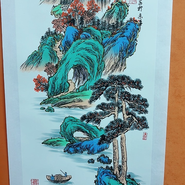国画黄春香寿比南山98/50