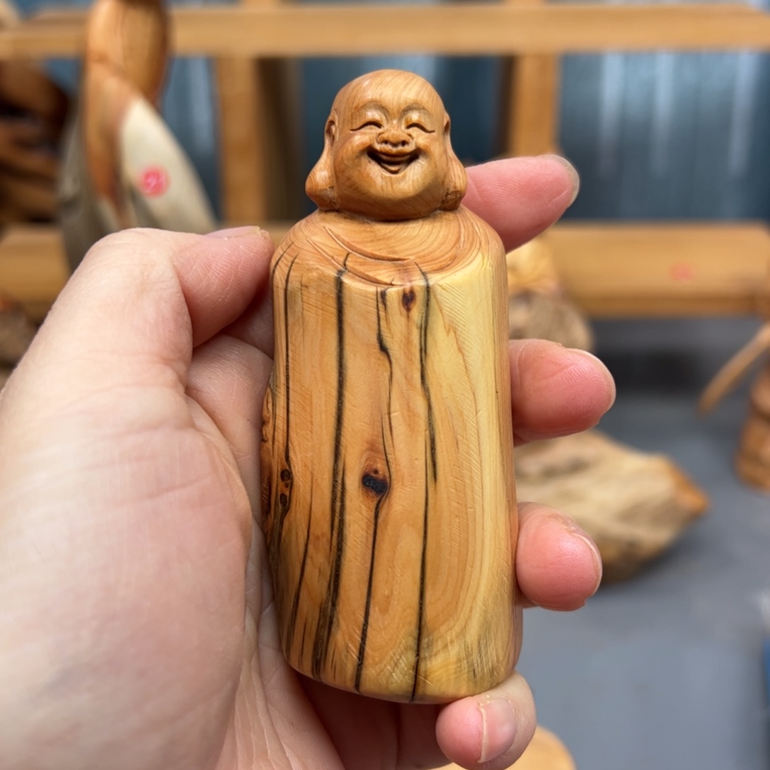 柏木崖柏木摆件手把件1