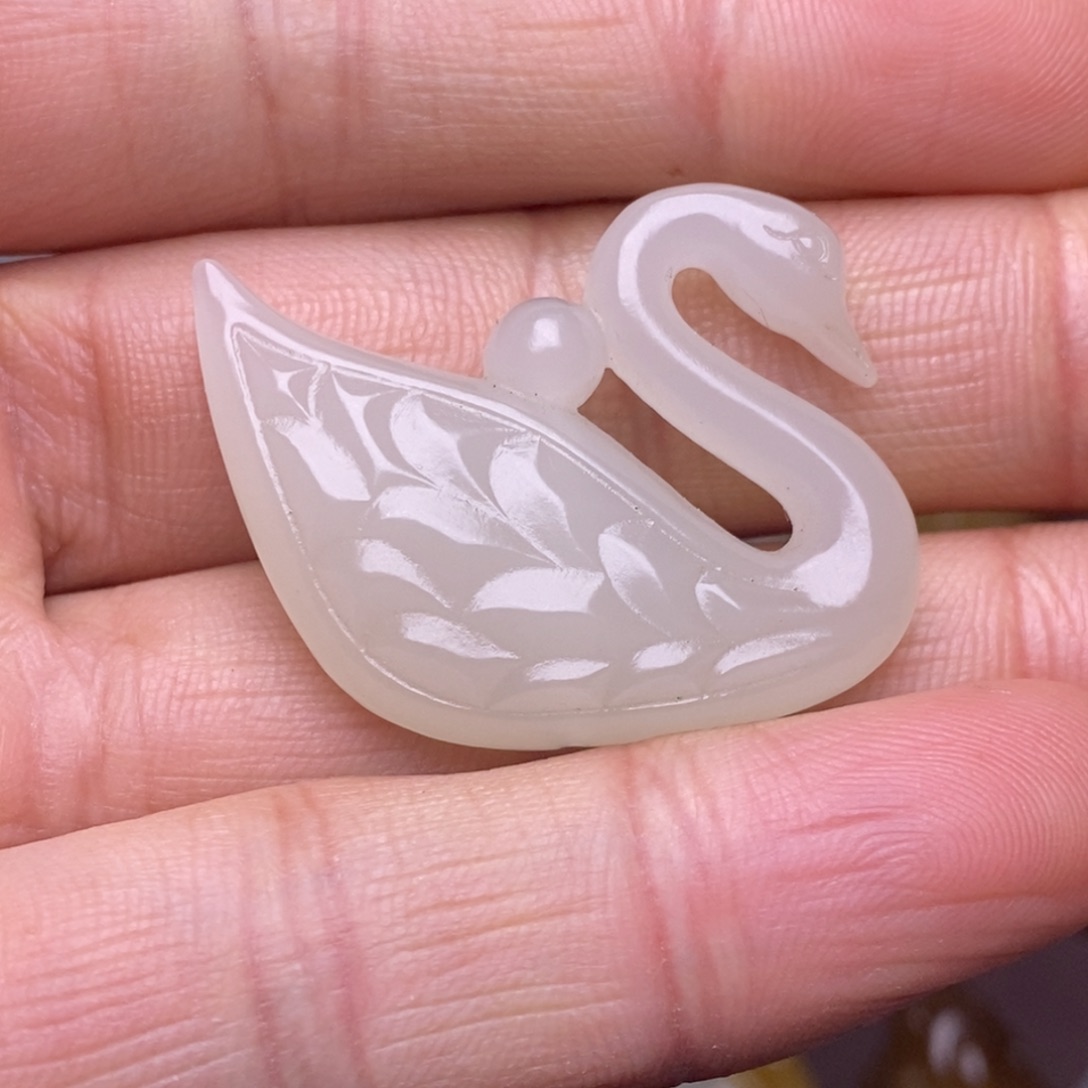 和田玉吊坠(不含链)未镶嵌和田玉青海料