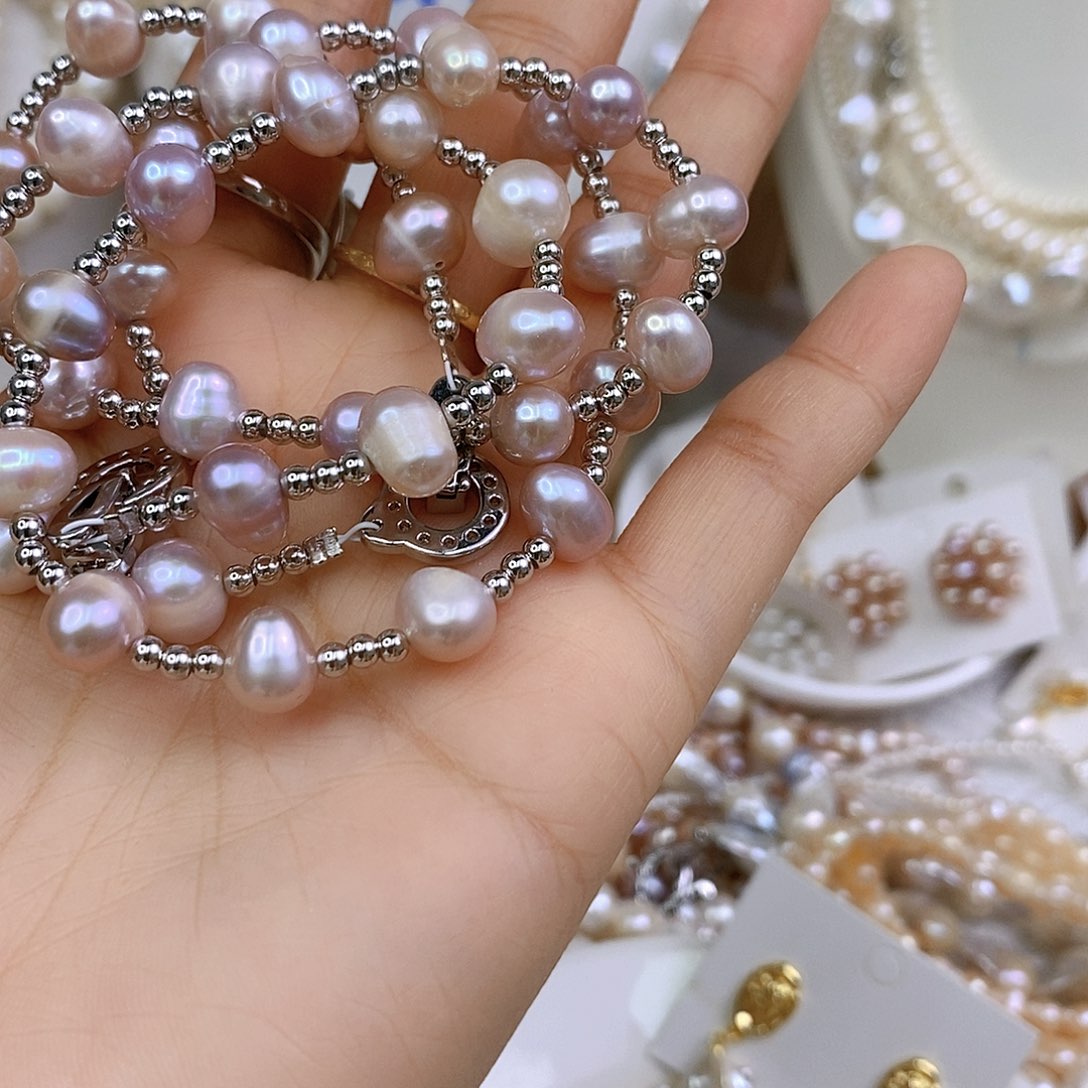 淡水珍珠颈饰未镶嵌ᝰ****