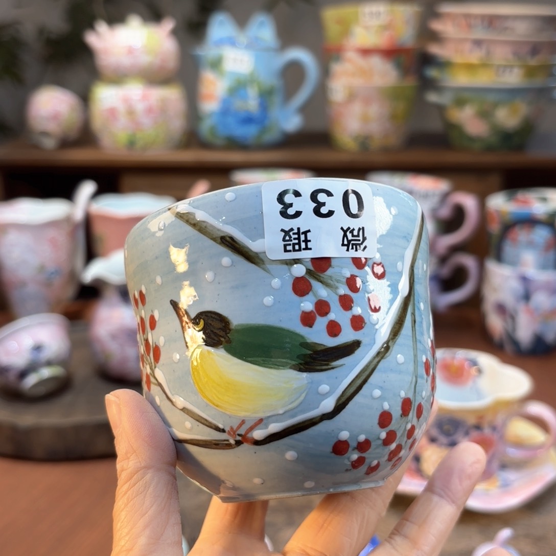 景德镇手绘高温釉下彩陶瓷茶具