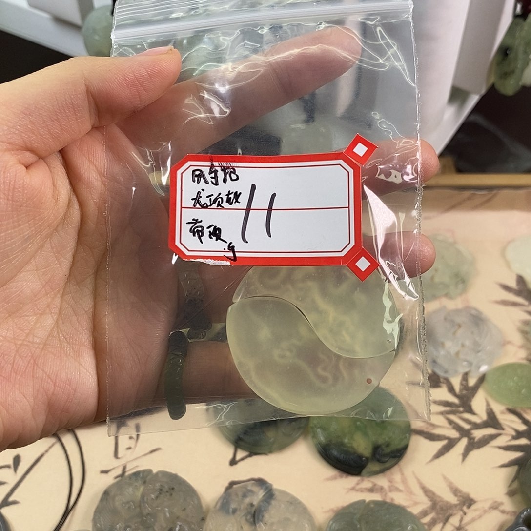 和田玉颈饰未镶嵌子*a11