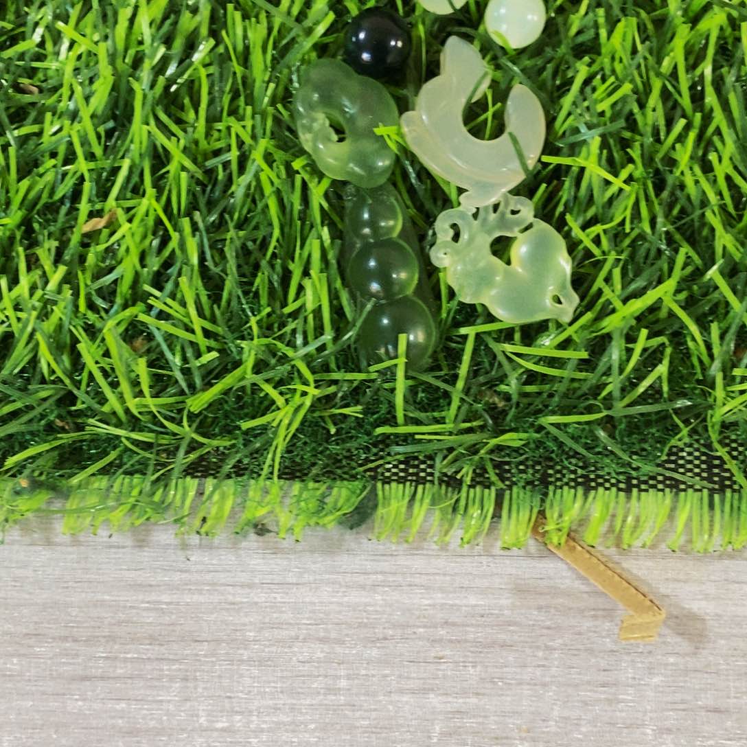 未镶嵌蛇纹石玉珠宝奇石叶****炫