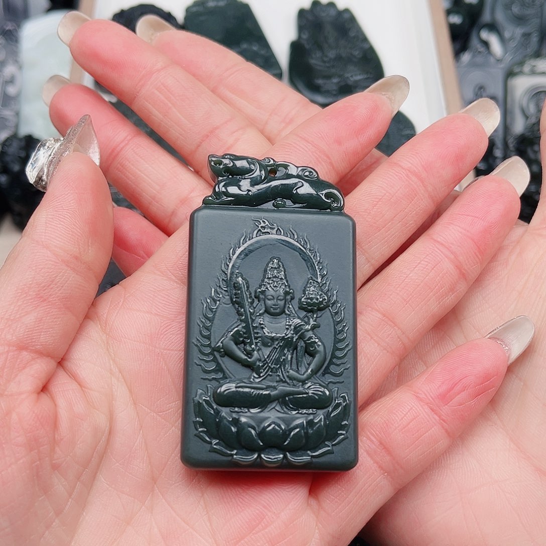 和田玉颈饰未镶嵌淳**蔗