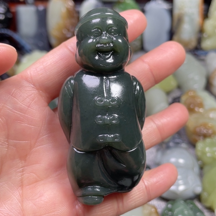 和田玉未镶嵌挂件