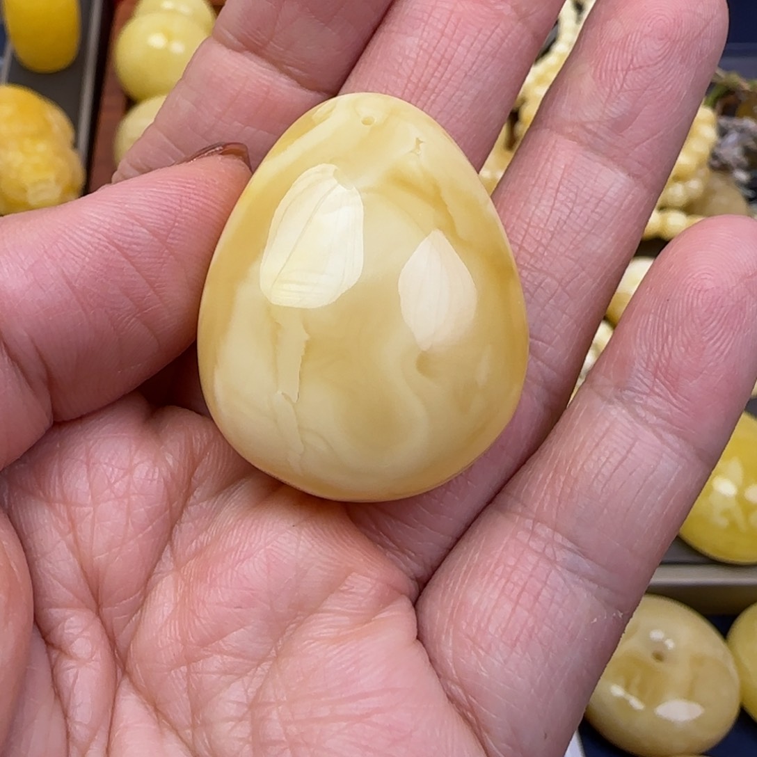 蜜蜡颈饰未镶嵌天然蜜蜡