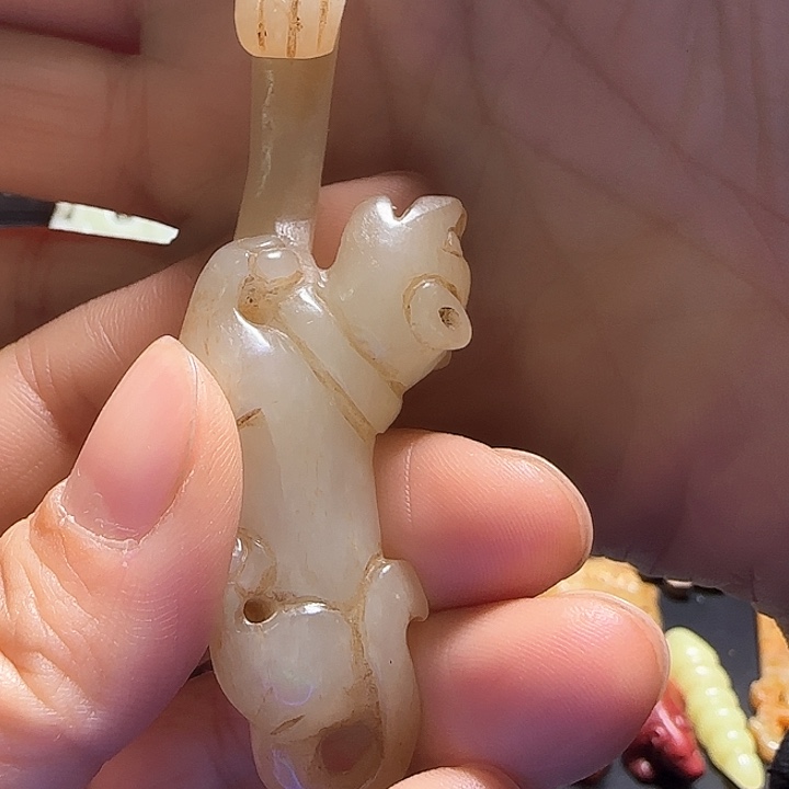 和田玉车挂未镶嵌