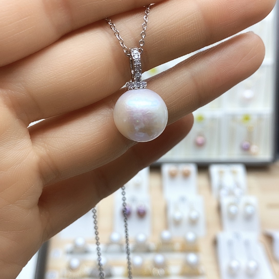 淡水珍珠颈饰合金