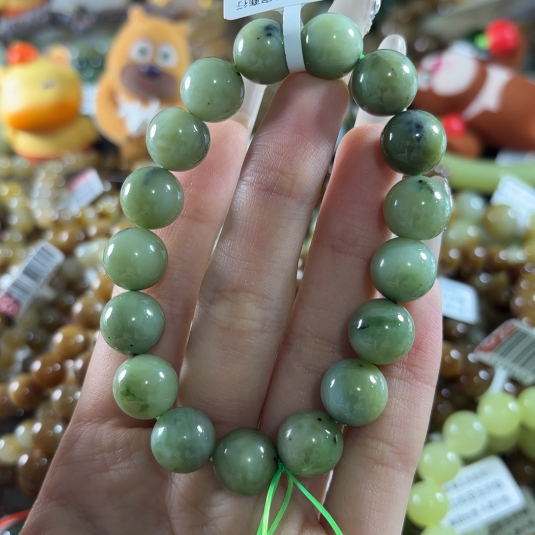 和田玉未镶嵌手链217