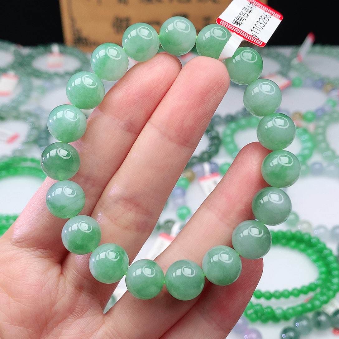 未镶嵌手链翡翠翡翠10mm